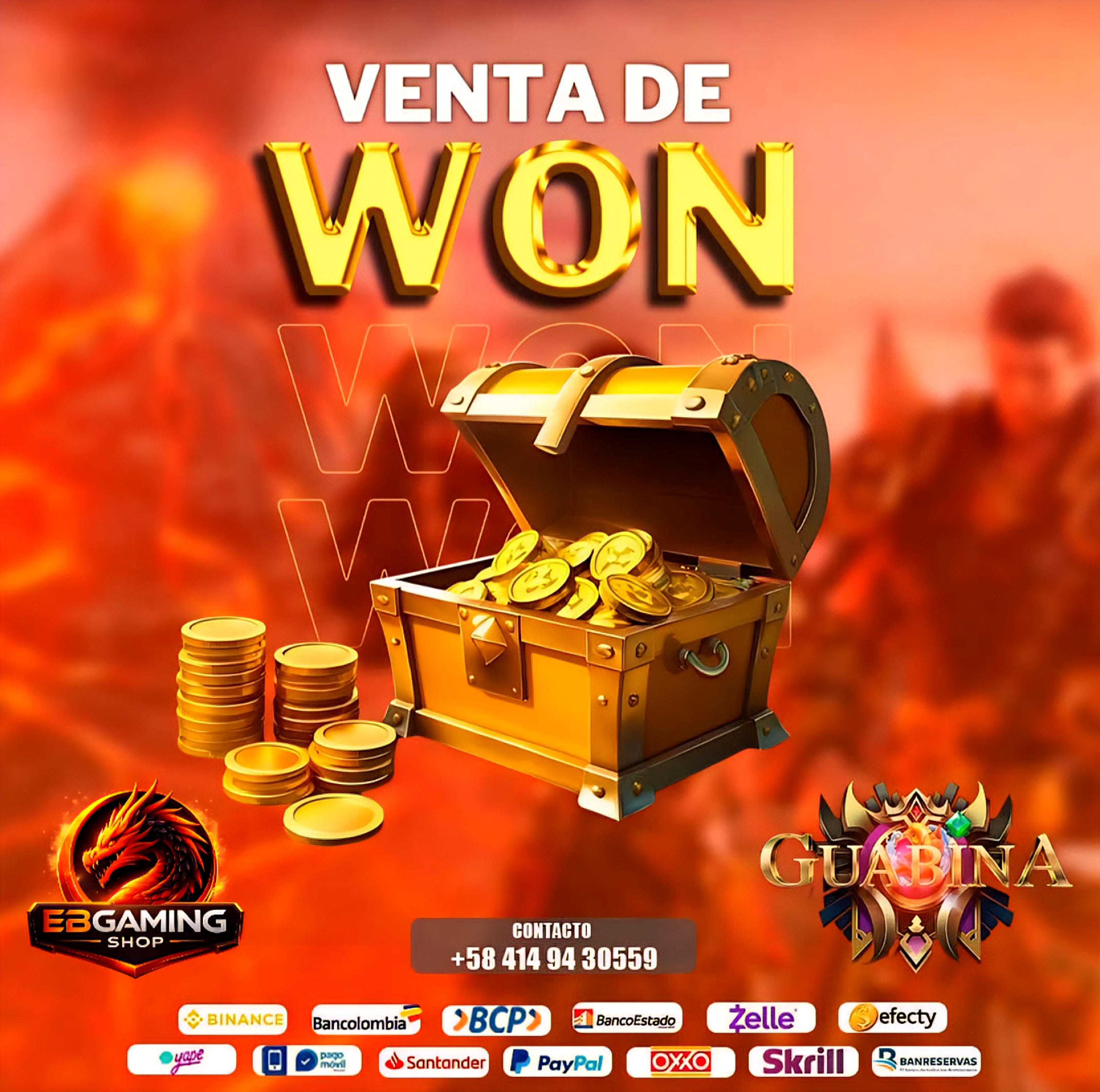 WON AL MEJOR PRECIO DEL MERCADO